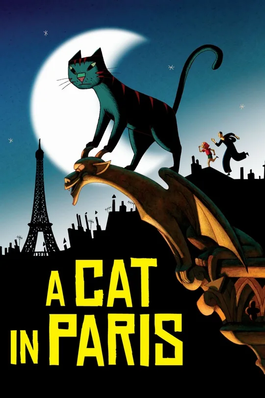 A Cat in Paris poster