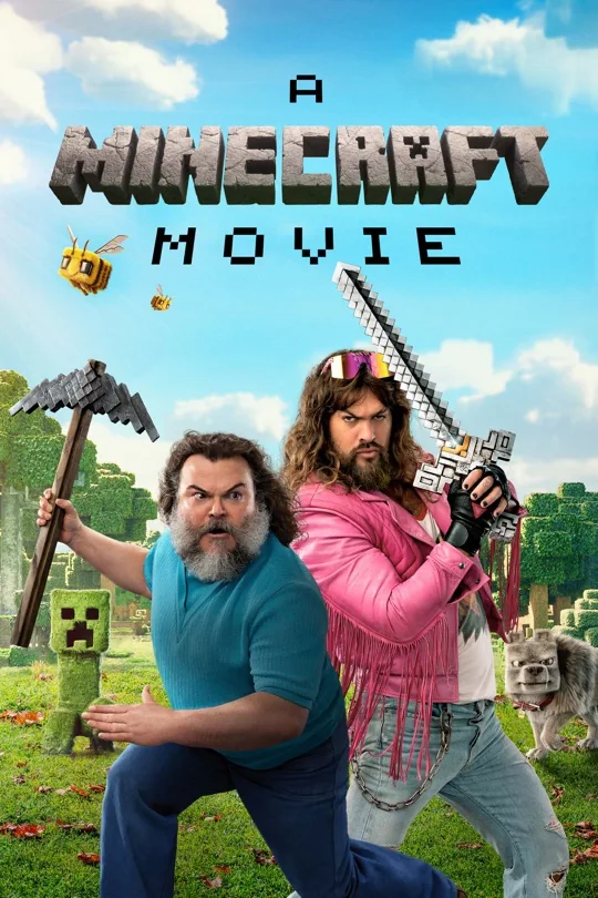 A Minecraft Movie poster