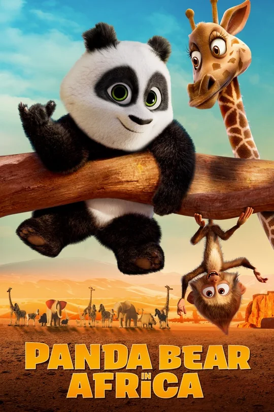 Panda Bear in Africa poster