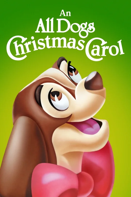 An All Dogs Christmas Carol poster