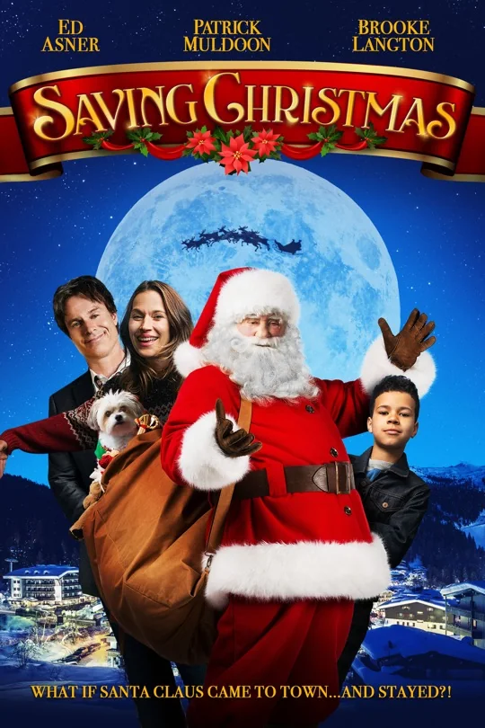 Saving Christmas poster