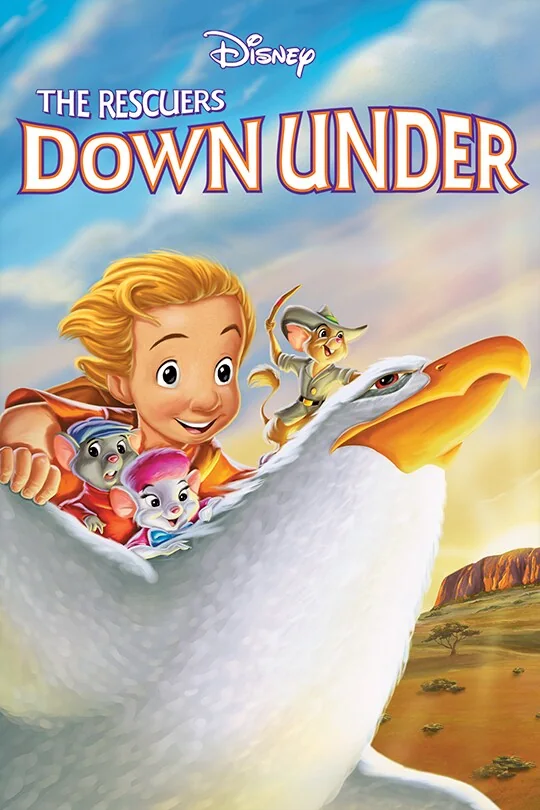 The Rescuers Down Under poster