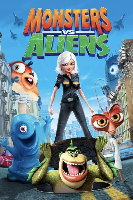 Monsters vs. Aliens poster
